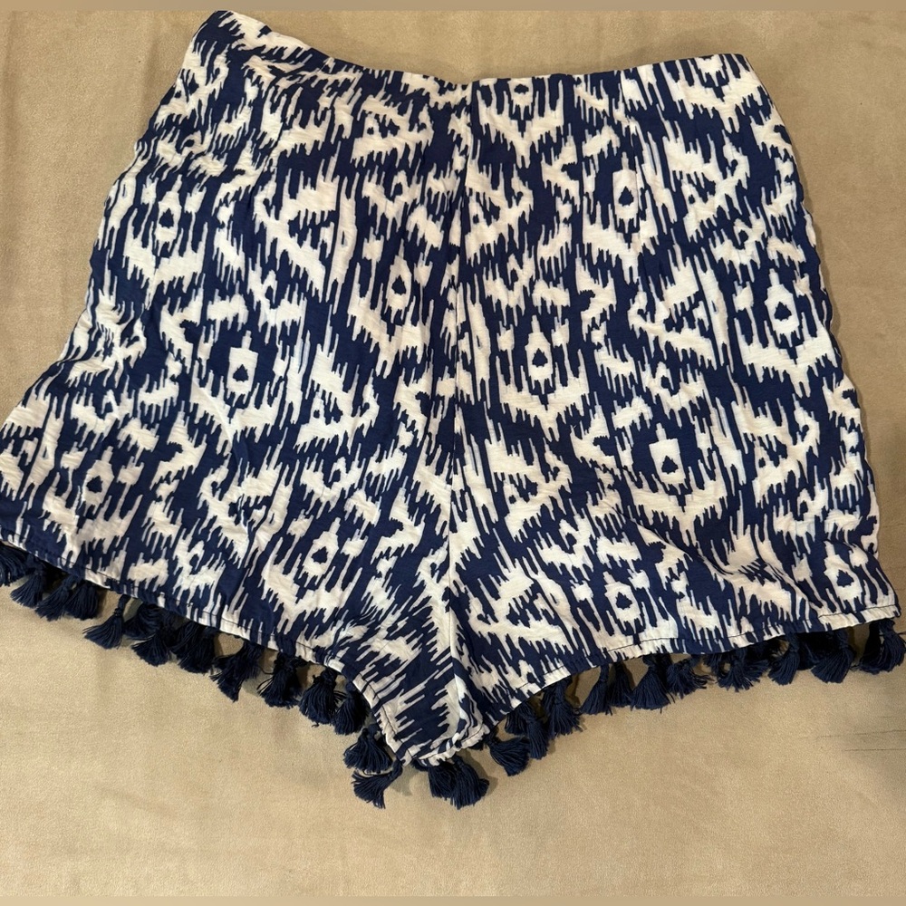 ZARA Knotted Printed Tassel Wrapped Skort Size XS - Picture 3 of 8